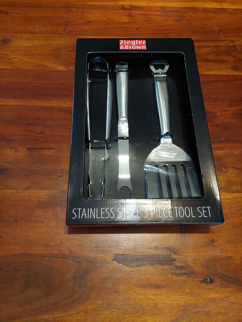 Set di posate: Ziegler & Brown BBQ-Besteck / Grillbesteck 3er-Set – Nuovo e nell'imballaggio originale da Beckenried venduto da Havacola 7