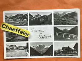 Alte Ansichtskarte Gstaad - Souvenir, ungebraucht!