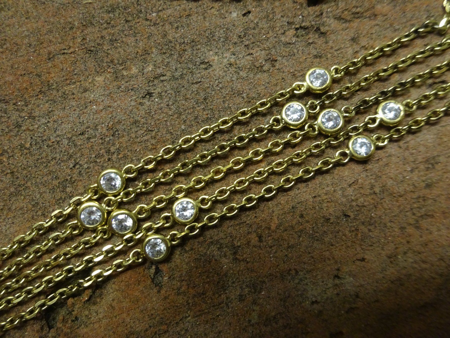 Catenine: Collier mit Zirkonia – Usato da Esslingen venduto da FetteSchnecke 7