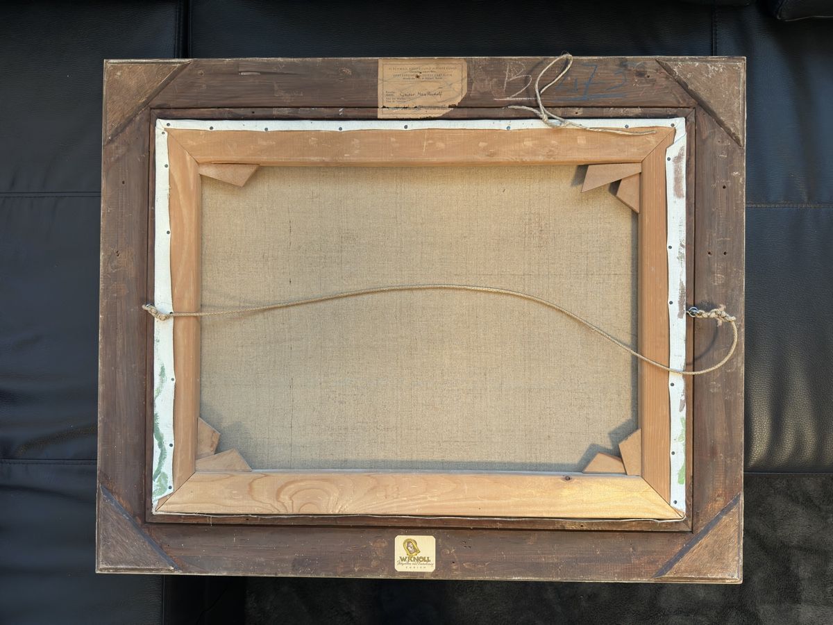 Dipinti: Max Rudolf Geiser Ölbild Seelandschaft – Usato da Hinwil venduto da sin_9j5s 7