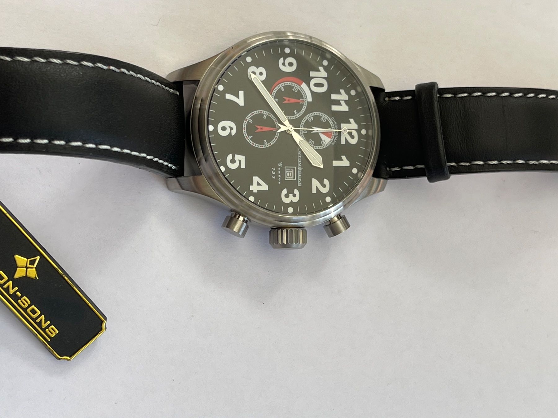 Uhren: Newton + Sons Chronograph – Neu und originalverpackt aus Hessigkofen von lamdanreisen 1