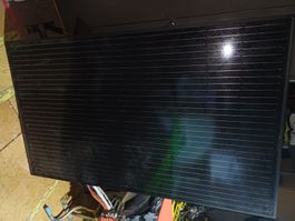 Solarpanel schwarz gebraucht Zustand funktionsfähig