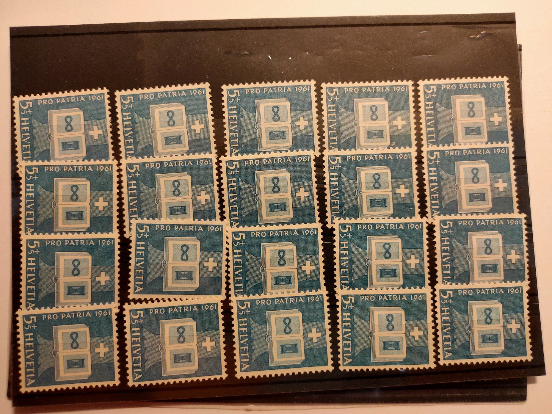Tutti i francobolli: je 20 x Postfrische Pro Patria 1961 – Nuovo (secondo la descrizione) da Zürich venduto da Joer