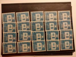 je 20 x Postfrische Pro Patria 1961