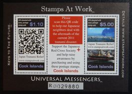 Cook Islands Kat. Block 230 ** 2011 Tsunami