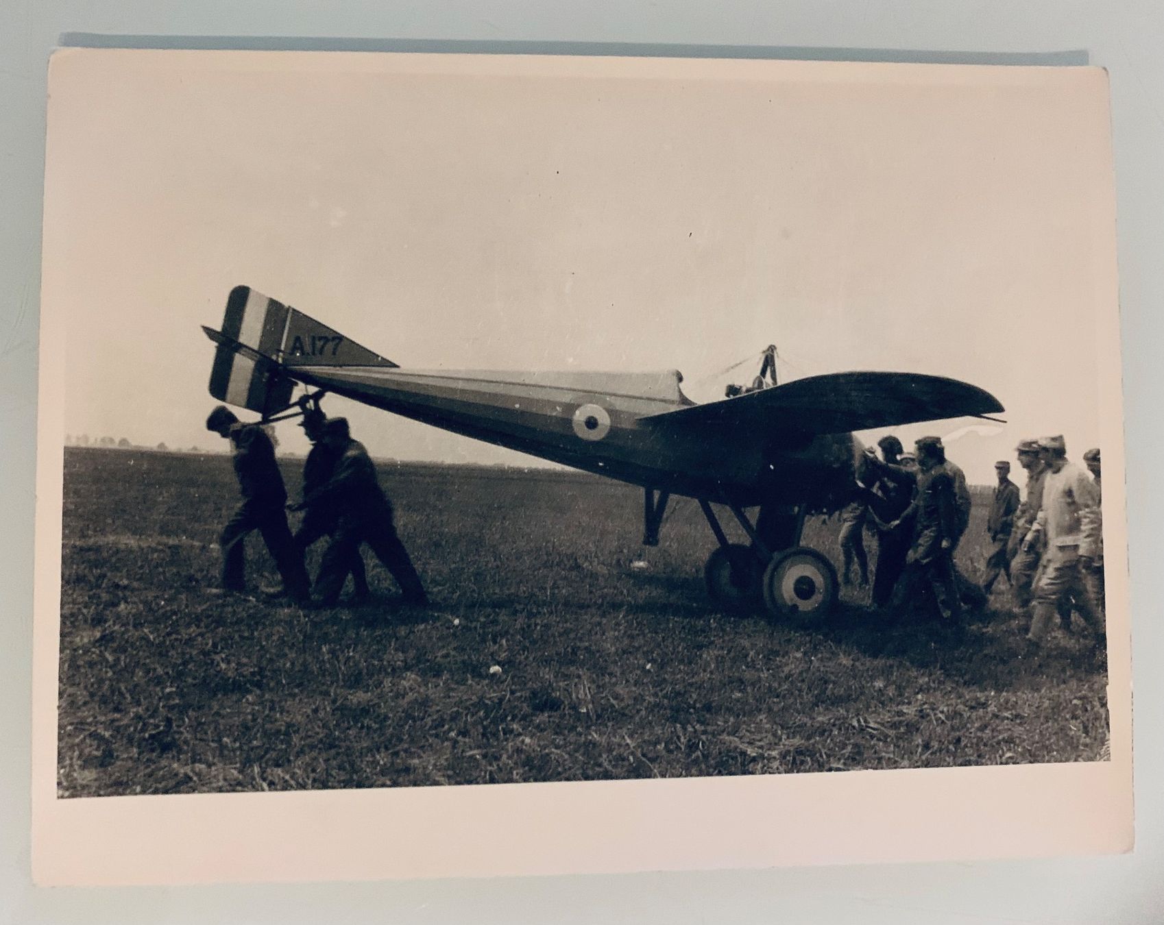 Foto & Immagini: Foto einer Morane Saulnier N erster Weltkrieg – Usato da Bern venduto da Artbrokerswitzerland