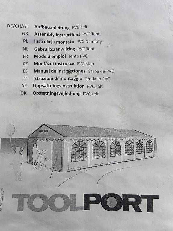 Tende & Padiglioni: Zelt Toolport 2 Stk. – Usato da Stans venduto da Benzen