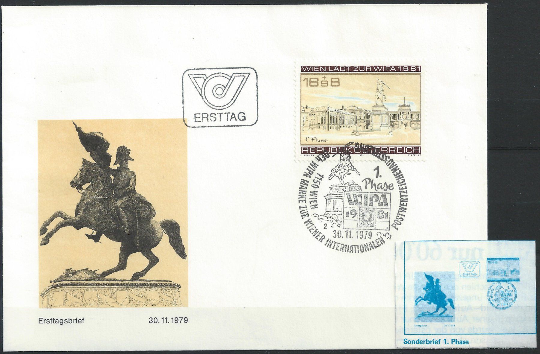 Alle Briefmarken: 2 FDC + Vignette WIPA 1981 – Gebraucht aus Wittenwil von Khunruedi 1