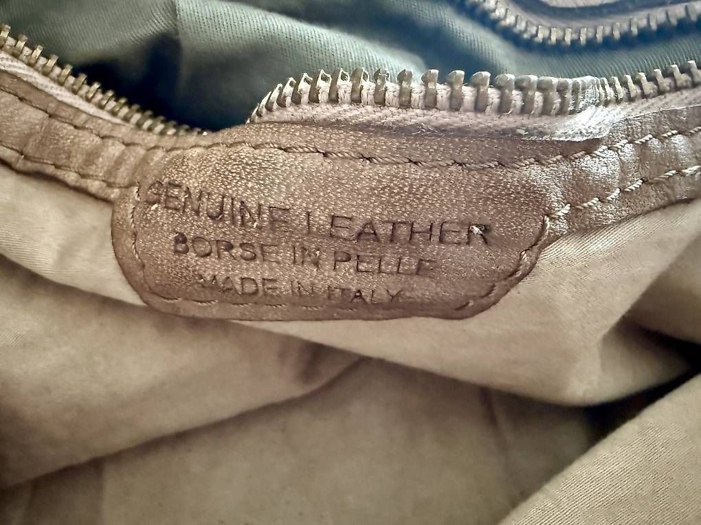Borse da donna: Vintage Ledertasche beige – Usato da Stäfa venduto da Power34 3