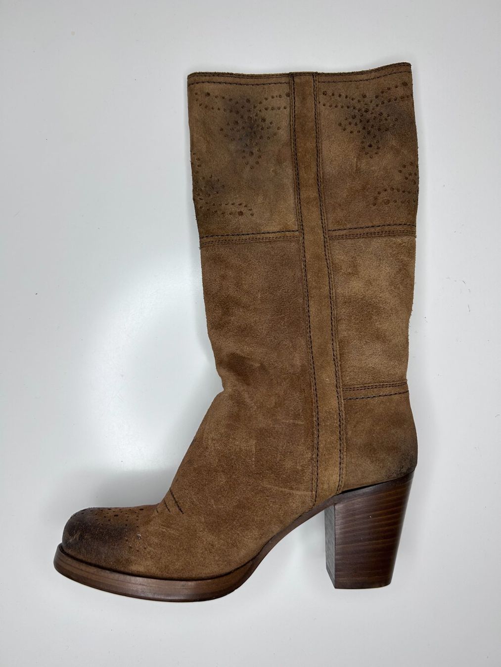 Navyboot Scarpe da donna: Car Shoe Stiefel aus Wildleder – Nuovo (secondo la descrizione) da St. Gallen venduto da look-twice 2