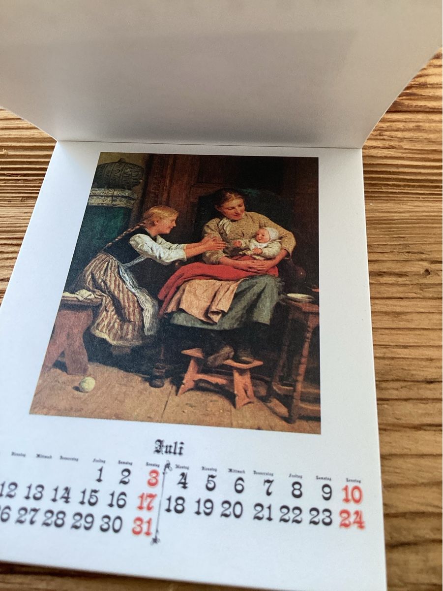Kalender: Kleiner Albert Anker Kalender 1983 – Gebraucht aus Wassen UR von SABDOM 1