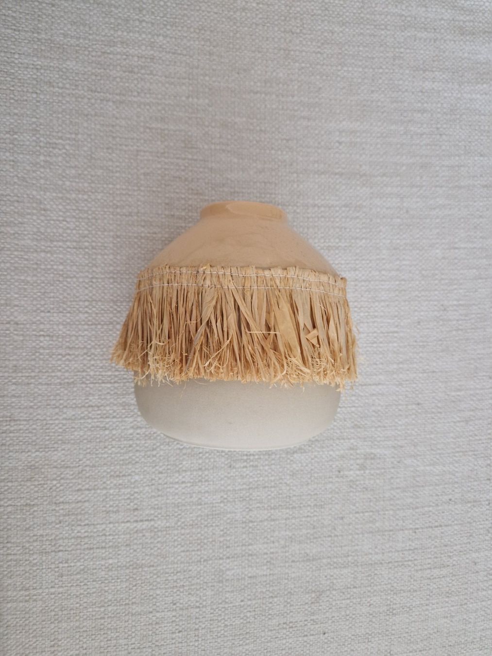 Vase & Récipients: Vase/pot à franges – D'occasion à Collombey par Preloveditems