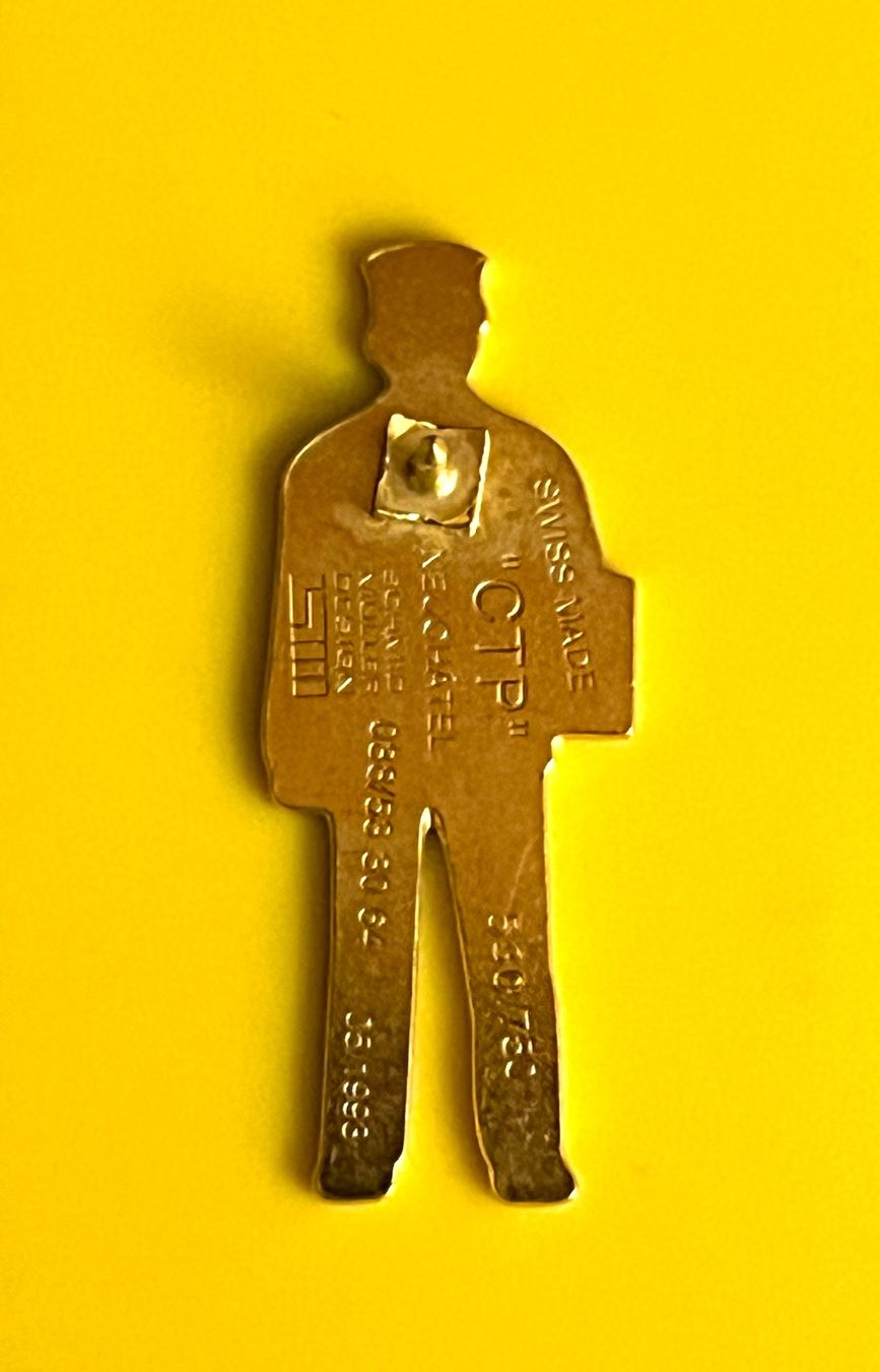 Placchette & Badge: Pin contrôleur de train suisse. – Usato da Renan BE venduto da johncactus 1