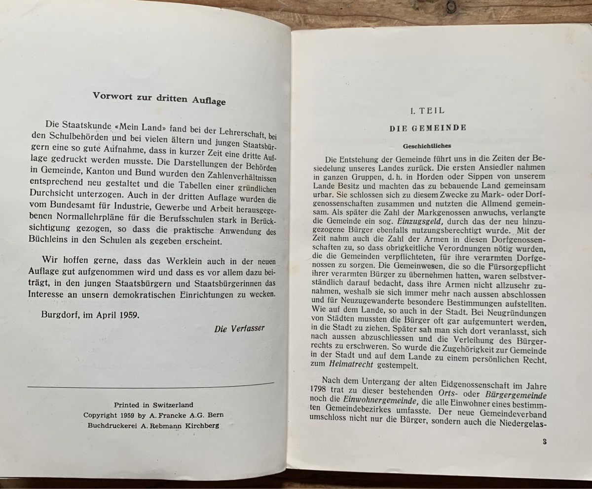 Bücher: Buch Mein Land – Gebraucht aus Goldingen von Bergler012 2