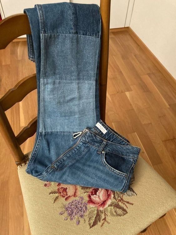 Sandro Jeans: Sandro Neue Jeans, Patchwork (40 FR / 38 CH) – Nuovo e nell'imballaggio originale da Luzern venduto da AM2nd 4