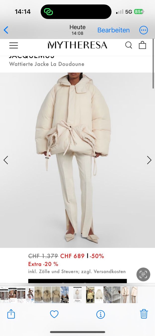 Jacquemus Giacche: Jacqumus Jacke La Doudoune gebraucht – Usato da Fehraltorf venduto da Milanisto7 4