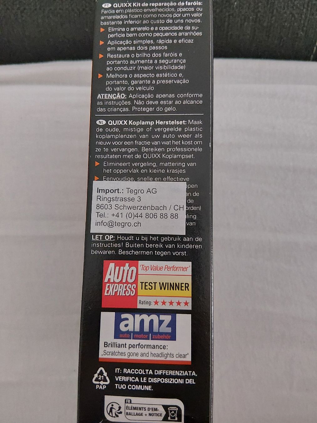 Sonstiges Fahrzeugzubehör: QUIXX Scheinwerfer Restaurations-Set NEU – Neu und originalverpackt aus Basel von M.M_ 2