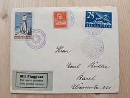 1924 - La Sentinelle des Rangiers / Lausanne -Brief Flugpost