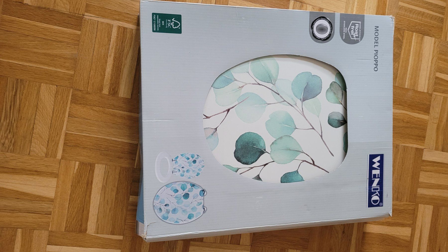 Wenko WC: WC-Sitz WENKO Pioppo Eukalyptus Neu – Nuovo (secondo la descrizione) da Urdorf venduto da smueller77 2
