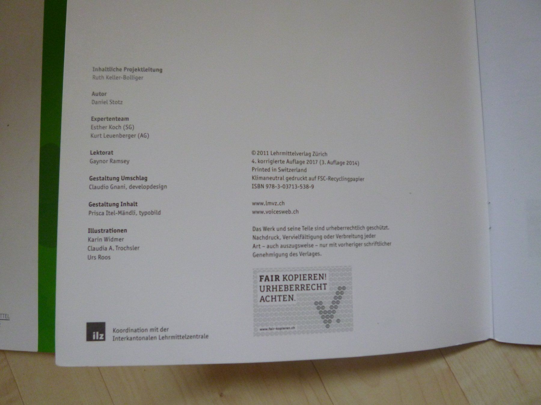 Libri: 2 voices Schulhefter LMVZ THREE trainer file & course book – Usato da Dättlikon venduto da Mamakuga 6