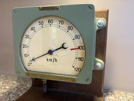 Originaler SBB Tachometer einer alten Lok von Hasler AG Bern