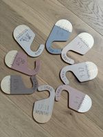 Baby Clothes Size Dividers Set Wooden New 7 pcs