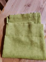 Grüne Vorhänge, blickdicht, neuwertig, Frühlingsfrisch!