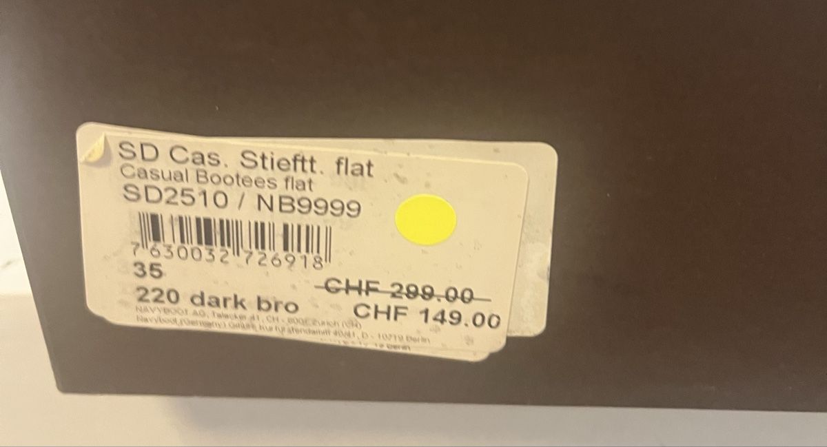 Navyboot Damenschuhe: Navyboot Stiefeletten braun, neuwertig Gr. 35 – Neu (gemäss Beschreibung) aus Zürich von Jaskam 5
