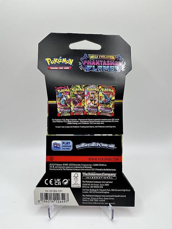 Karten: 1x Pokémon Phantasmal Flames Booster – Neu und originalverpackt aus St. Gallen von kevxiinn 2