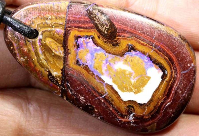 Anhänger: Australischer Boulder Opal Anhänger 52Ct – Neu (gemäss Beschreibung) aus Bern von Grindelwaldaus 1