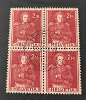 Viererblock Vollstempel briefmarke