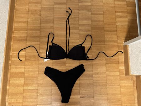 Calzedonia Bikini Set, Schwarz, Gr 75C und M, wie Neu!