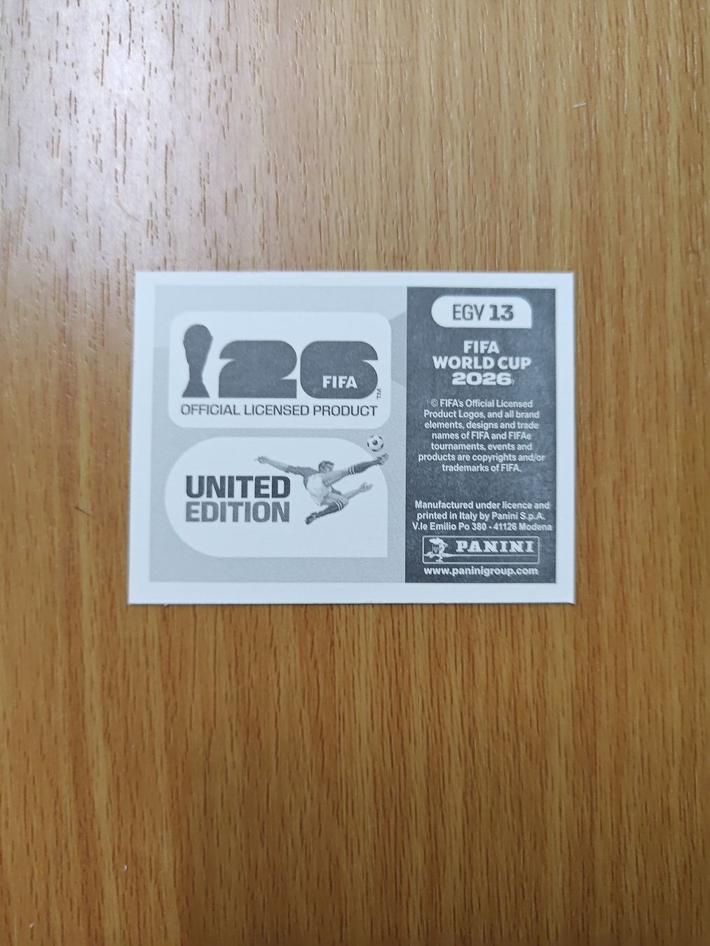 Panini Carte collezionabili: Panini WM 2026 Sticker - EGY 13 – Usato da Hochdorf venduto da all_u_want 1