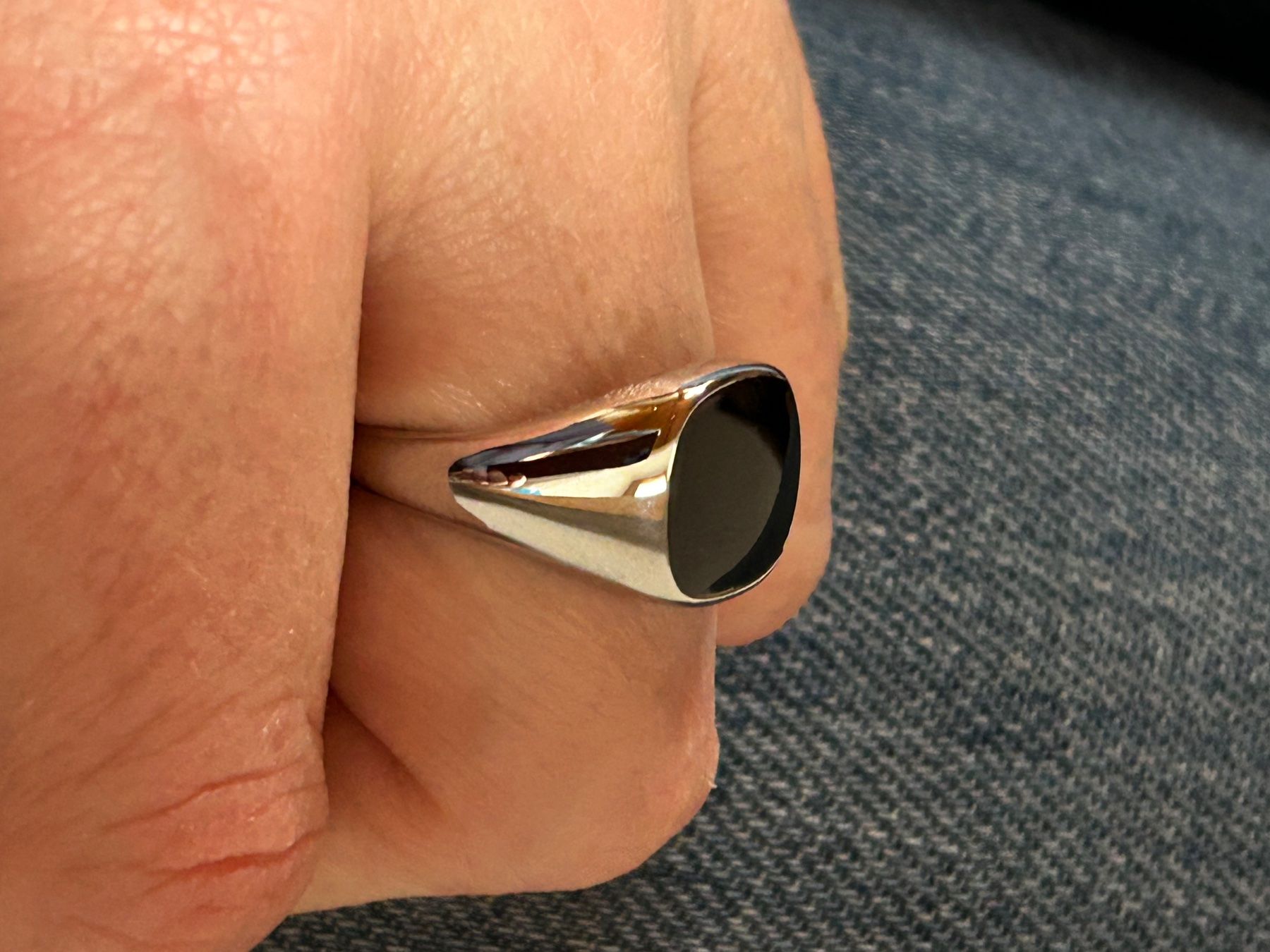 Anelli: Herrenring Retro klein caro (60) – Usato da Laufen venduto da belleskulptur 5