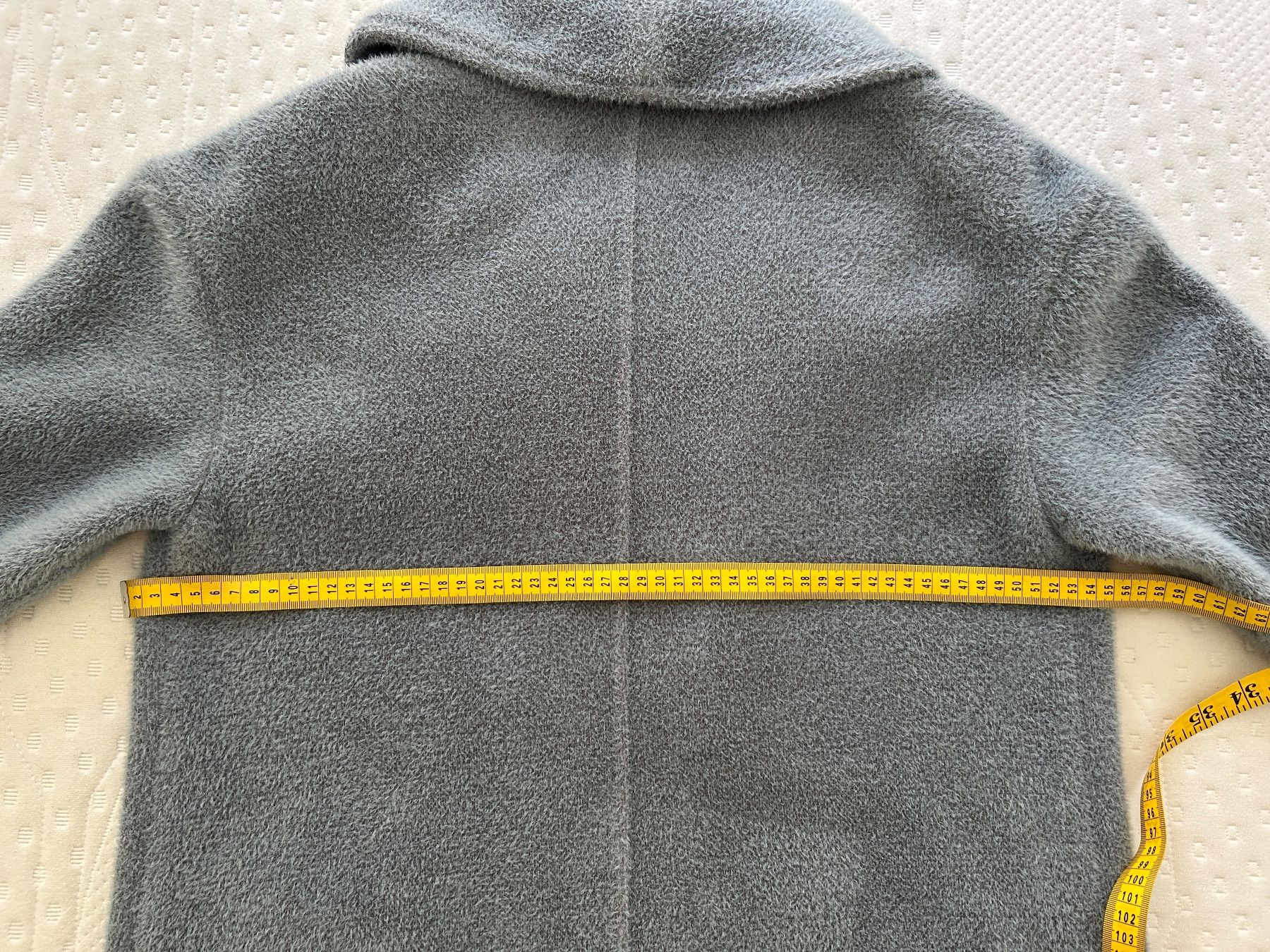 Cappotti: Feiner Designer Mantel, rauchblau, S – Usato da Spiez venduto da gerybe 6