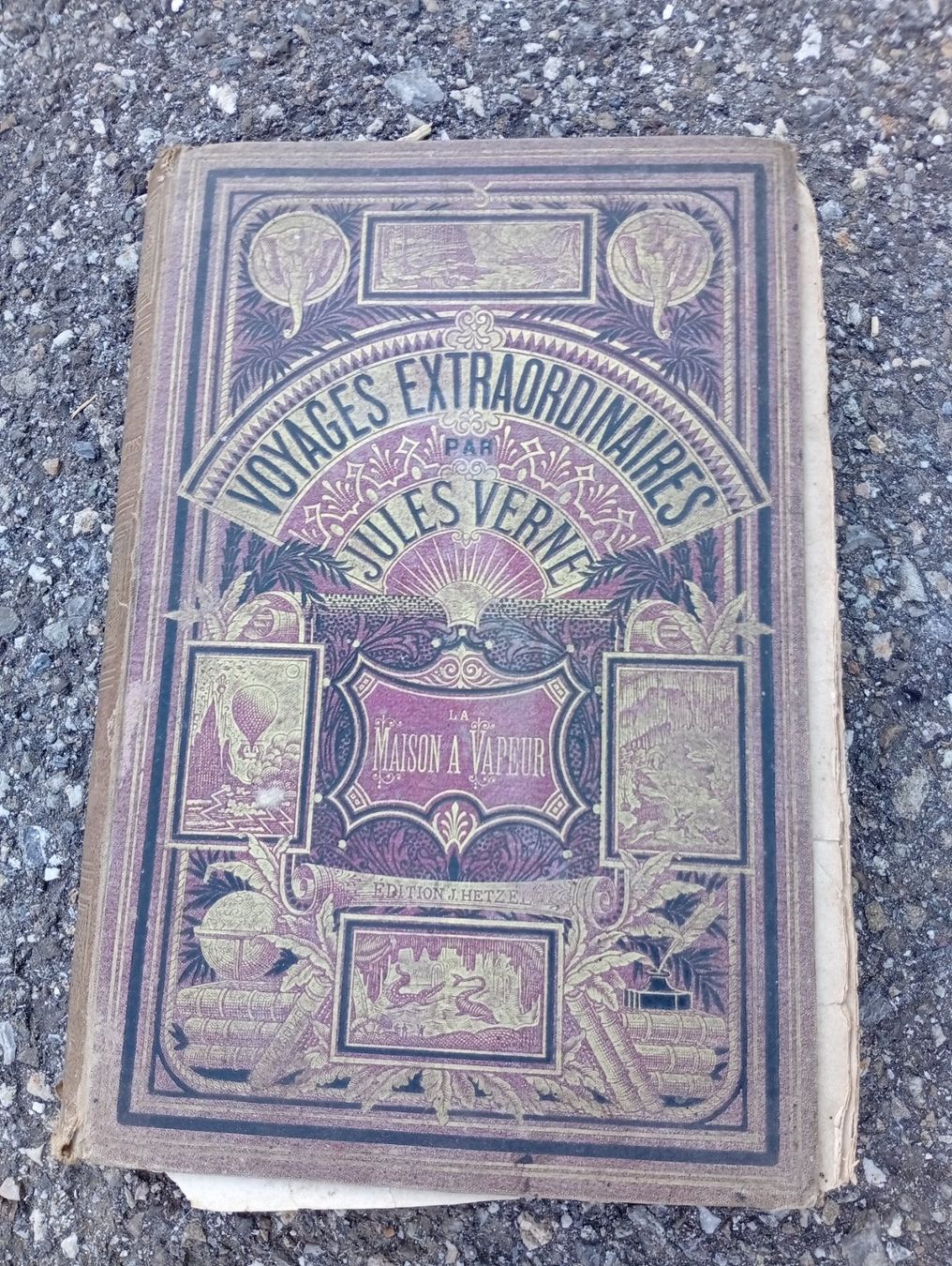 Libri: Jules Verne La maison à vapeur – Usato da Perrefitte venduto da 36B