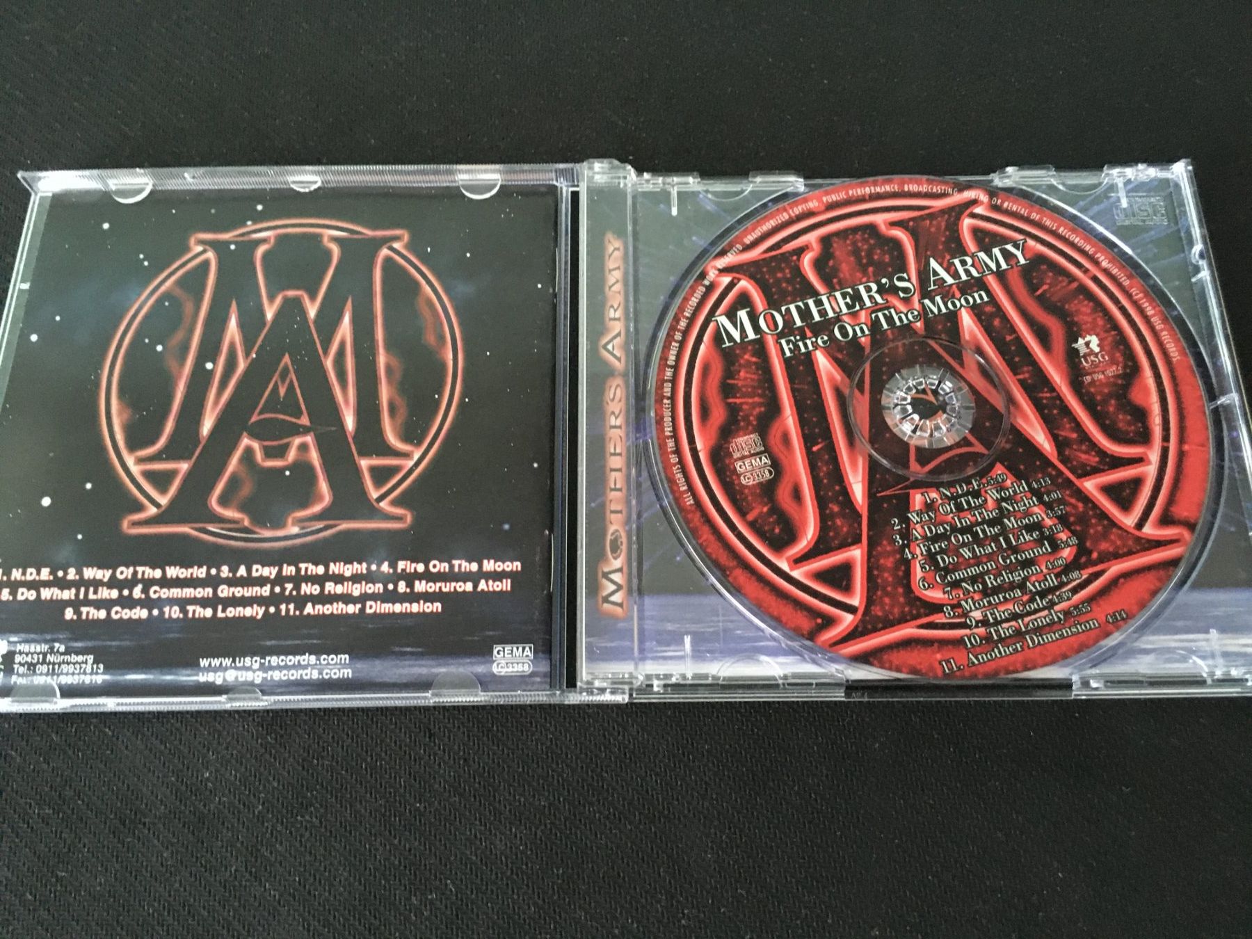 CD: Mothers Army - Fire on the moon -CD- – Usato da St.Gallen venduto da MedienJoe 1