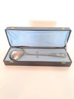 Antike Silber Suppen Kelle Original Box Frankreich