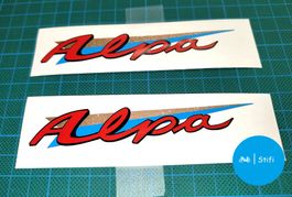 "Alpa" Mofa Tank Aufkleber