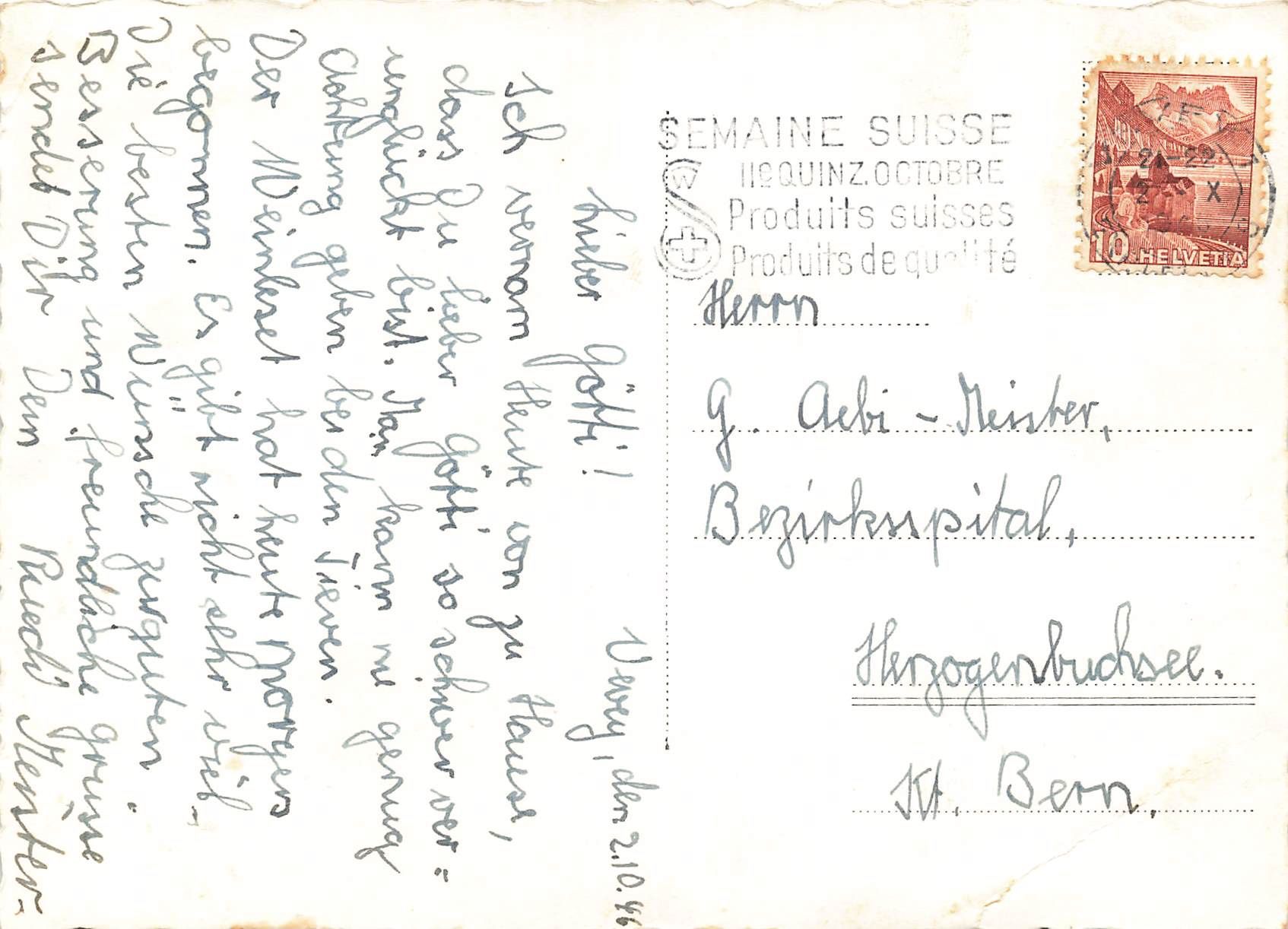 Cartoline postali: Vevey place de la gare – Usato da Biasca venduto da Blenio71 1