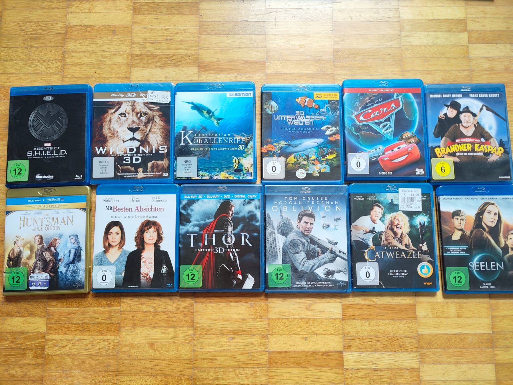 Tutti i DVDs: Blue Ray Filme, einige in 3D – Usato da Stäfa venduto da TBStaefa