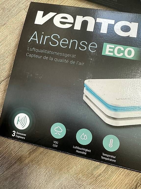 Misurare: FABRIKNEU - 2x Venta Airsense Eco AS100 Luftqualitätssensor – Nuovo e nell'imballaggio originale da Wintersingen venduto da SirMarcolino 1