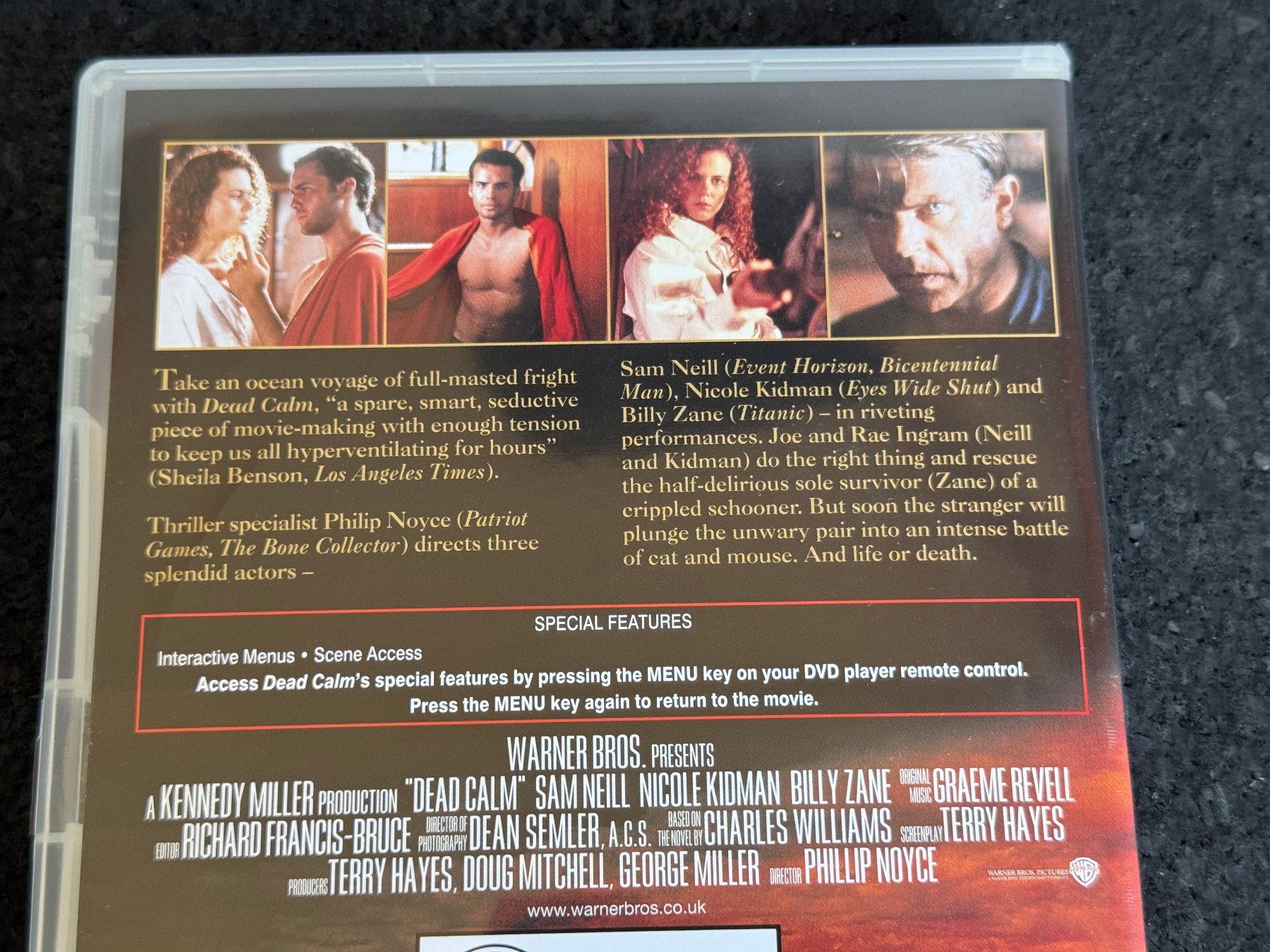 Tutti i DVDs: DEAD CALM "Todesstille" DVD EN/FR/IT De-Untertittel – Usato da Fribourg venduto da tschjoly 2