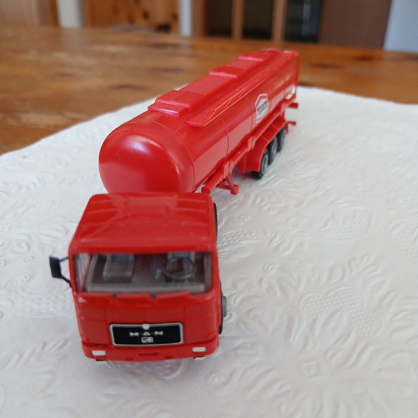 Modellautos: MAN Büssing Tanksattelzug 2-a 3-a TEXACO rot – Neu (gemäss Beschreibung) aus Salgesch von andiroues 1