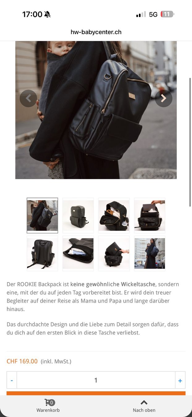 Rookie Bauch- & Rückentragen: Wickelrucksack Rookie – Gebraucht aus Thayngen von Lovely_Family 1
