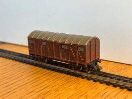 e1636: Güterwagen, auf alt gemacht (Spur N)