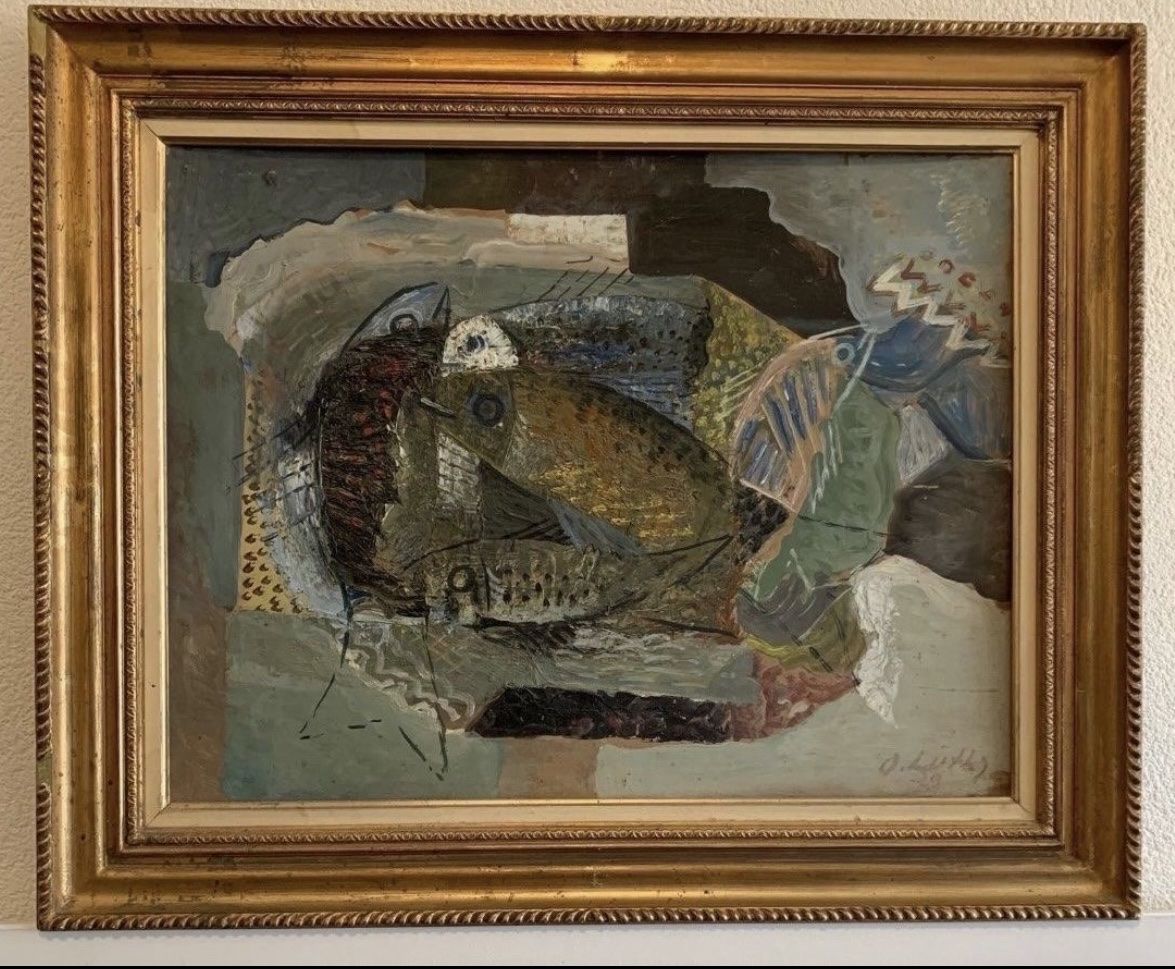 Gemälde: Oskar Wilhelm Lüthy ( 1882-1945) – Gebraucht aus Biel/Bienne von Katja01112