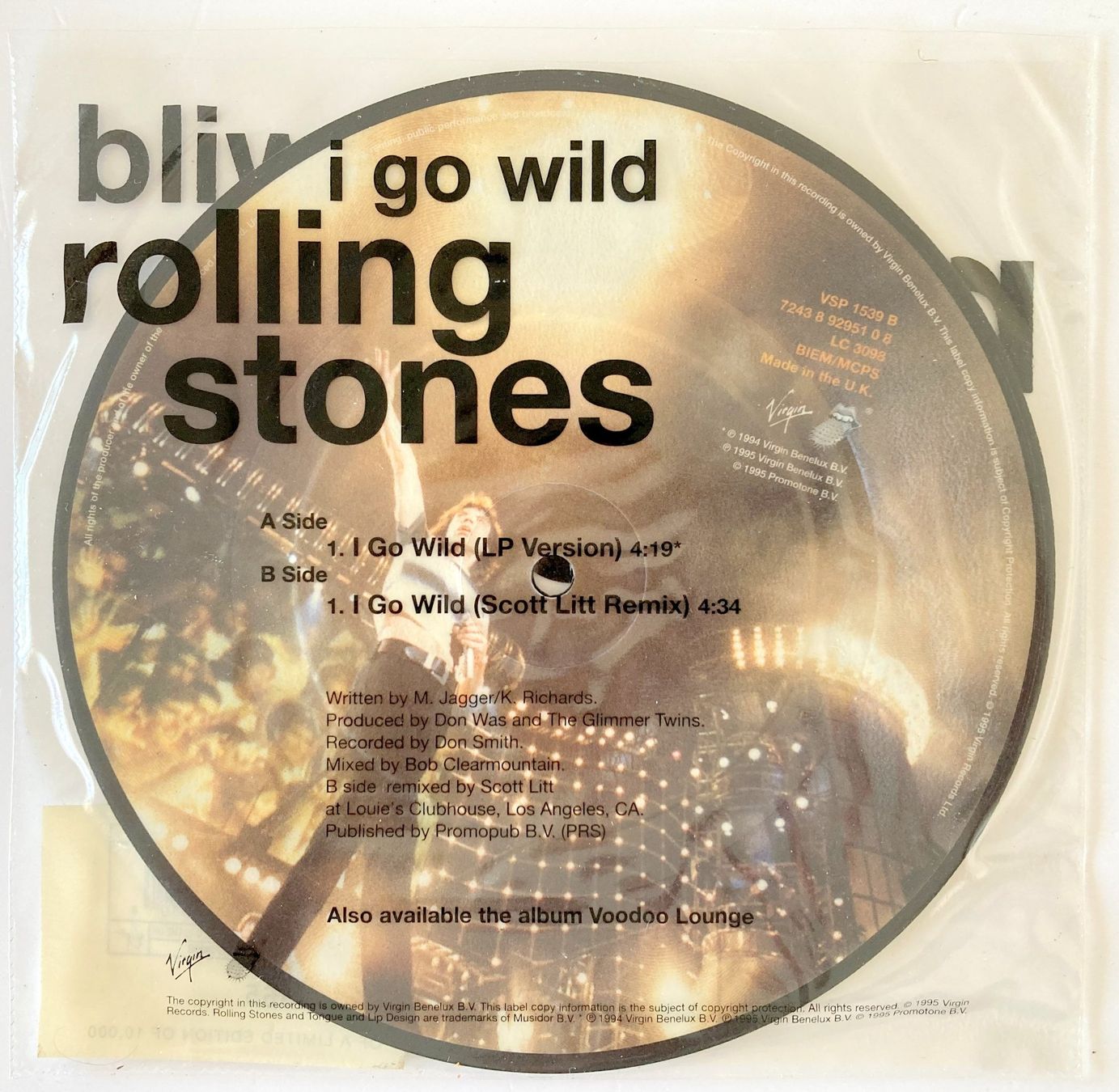 Dischi in vinile: ROLLING STONES - I GO WILD – Usato da Bottens venduto da hotter-than-hell 1