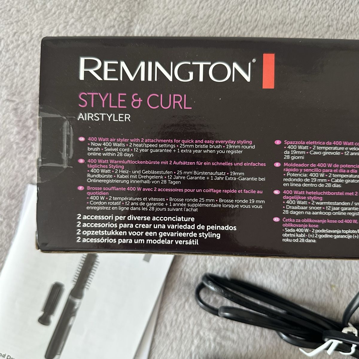 Remington Lockenstäbe & Haarglätter: REMINGTON STYLE & CURL AIRSTYLER – Neu und originalverpackt aus Givisiez von dor_xb9k 1