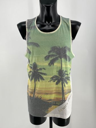 Tanktop Gr. M mit Palmen Motiv - Venice Beach
